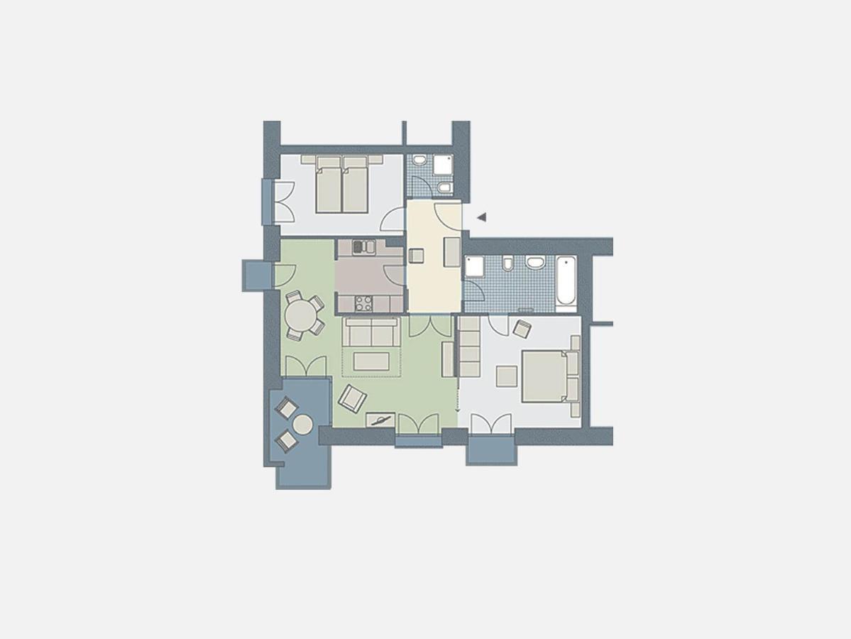 Kaiservillen Heringsdorf - Ferienwohnung Mit 2 Schlafzimmern Und Balkon D202 Zewnętrze zdjęcie
